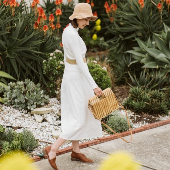 Gilly Rectangular Bamboo Purse Crossbody - Picture 4 of 7